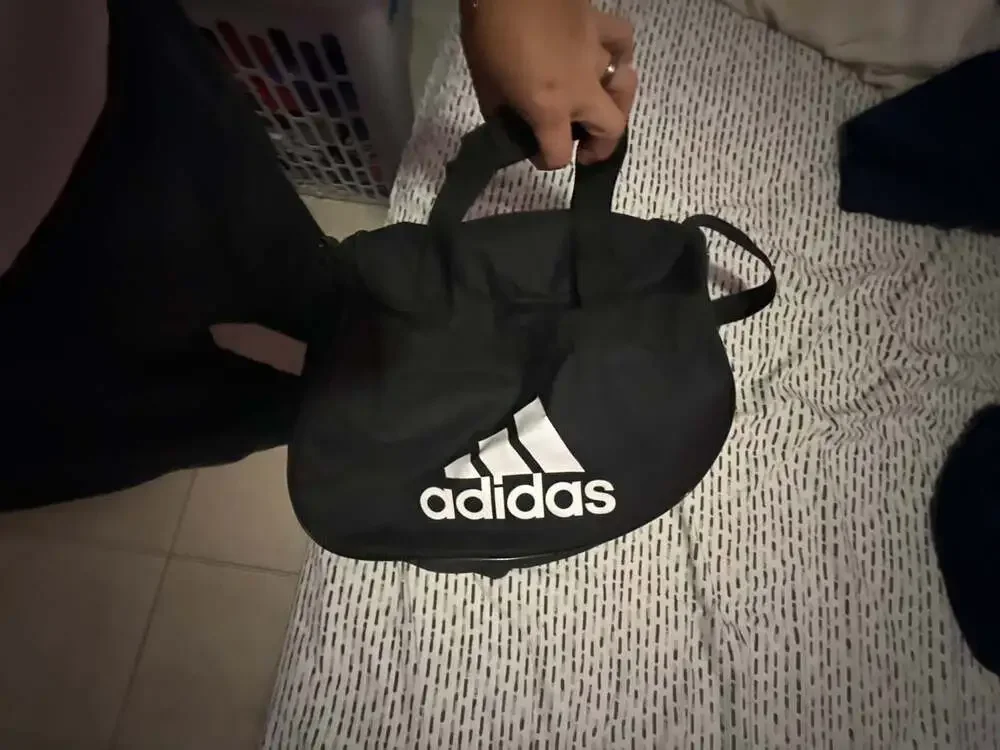 Adidas Diablo Small Black Duffel Gym Bag